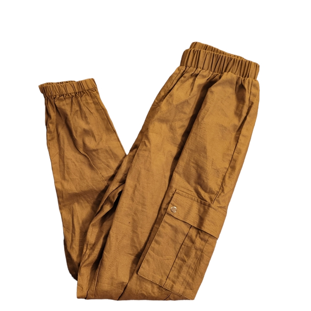 PrettyLittleThing khaki utility joggers